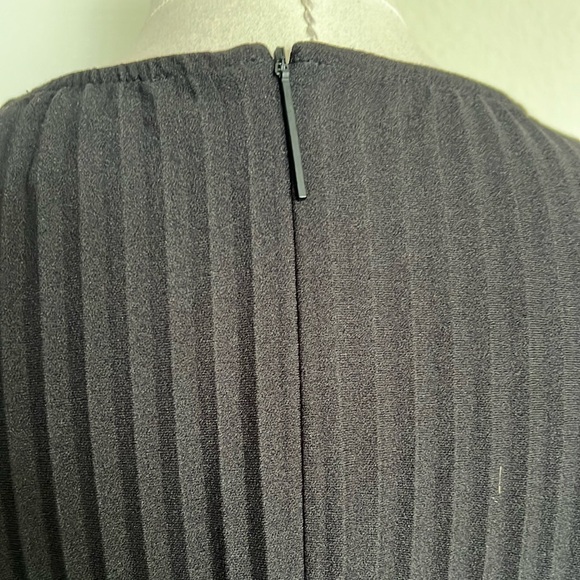 COS Black Pleated Mini Dress - Picture 7 of 9